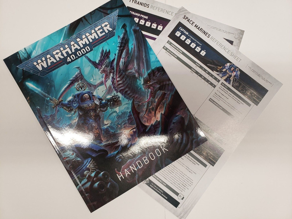 Warhammer 40k Handbook and Reference Sheets. 10th Ed. Starter Set