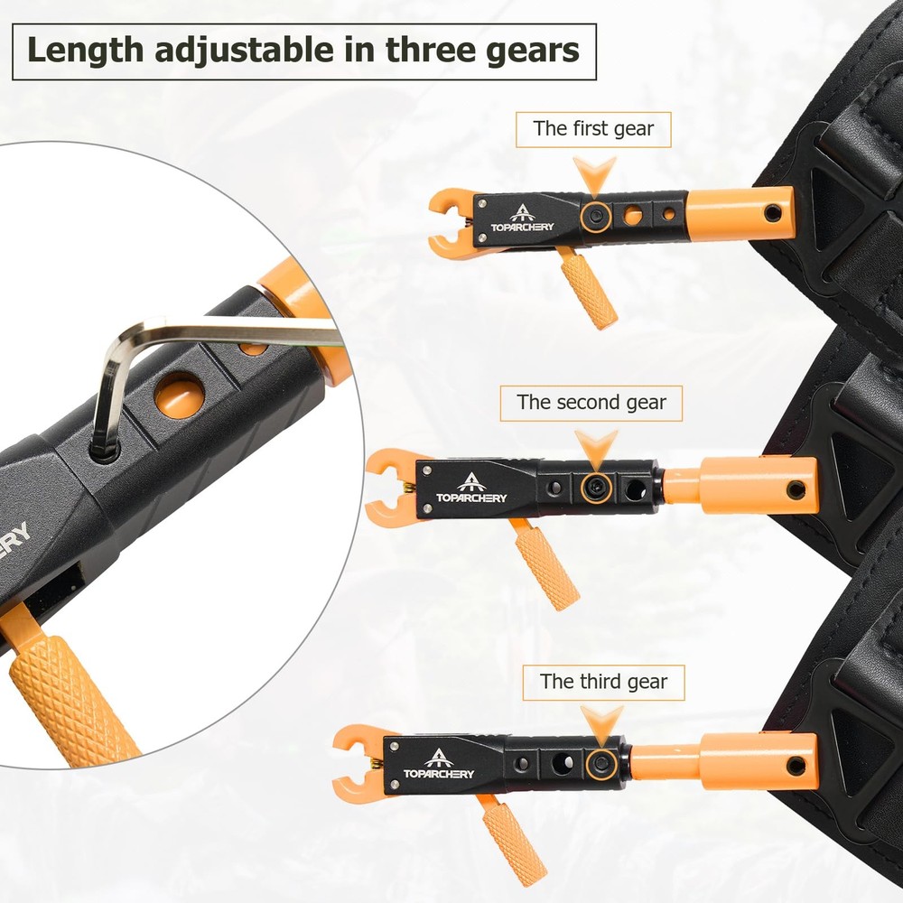 Archery Compound Bow Release Aids Trigger (Orange)