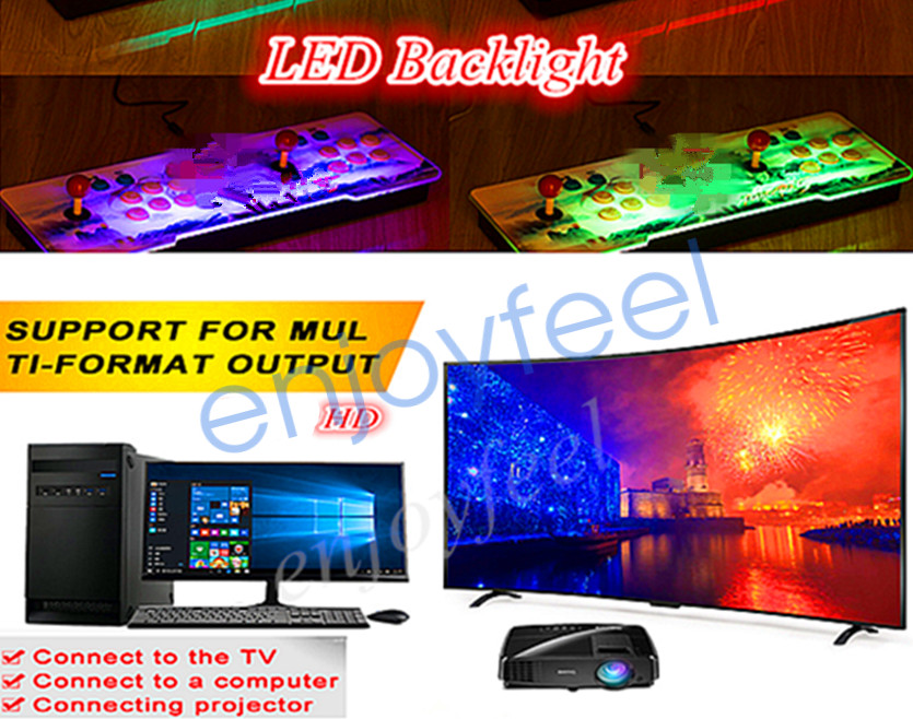 New 26800 IN 1 Player Box Retro Video Game Double Stick Home Arcade Console US