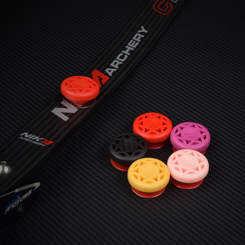 2X Archery Bow Stabilizer Solid Rubbe Limbs Vibration Damper for Compound Bow