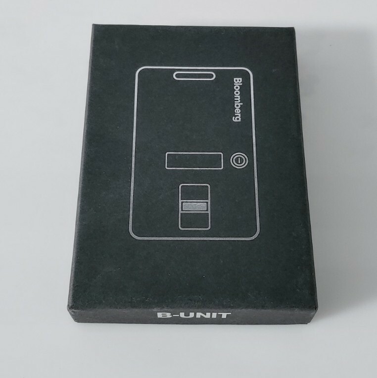 Bloomberg B - UNIT Personal Finger Print Scanner Unit w/ Box Guide