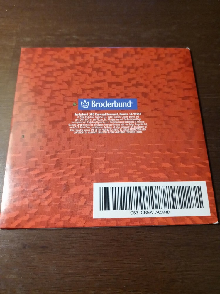 American Greetings CreataCard Select 6 Windows CD ROM