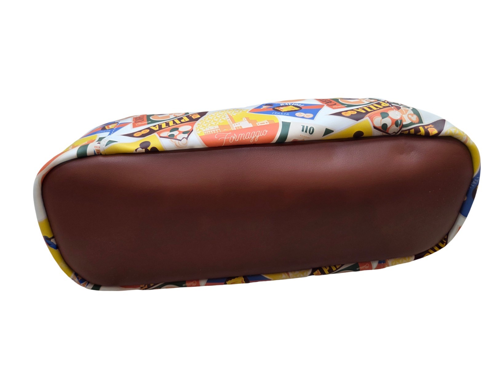 Disney Parks Epcot Italy Pavilion Mickey & Minnie Zippered Tote Bag NEW