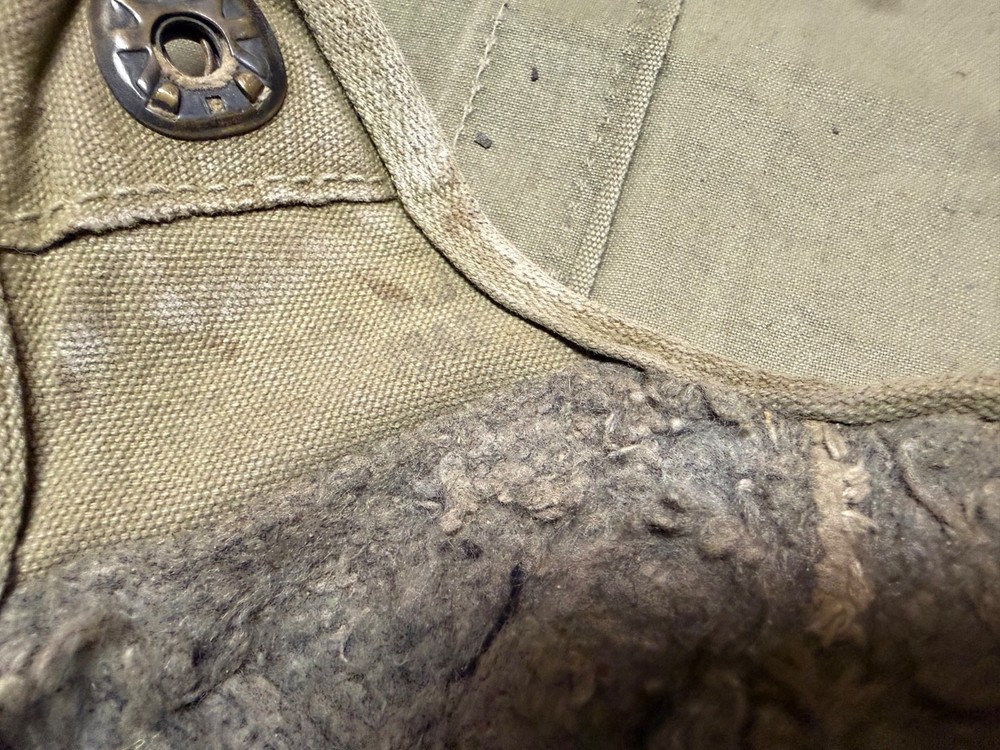 ORIGINAL WWII US ARMY INFANTRY M1942 CANTEEN CARRIER COVER-1942, OD#3