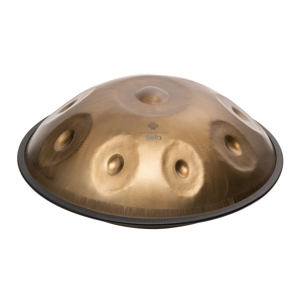 Sela Unity 9-note Handpan - C# Kurd, Stainless Steel