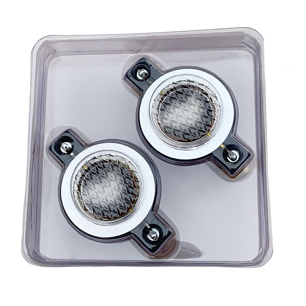 Pair 25MM 8 Ohm Replacement Diaphragms For PA Speaker Driver Tweeter Titanium