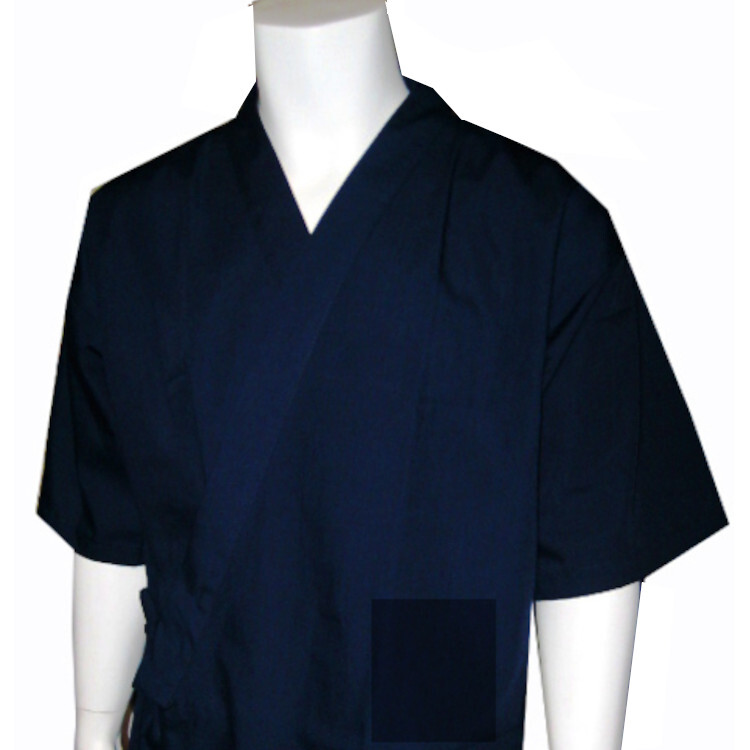 Popular Japanese Style Kitchen Happi Jacket Sushi Chef Coat Short Kimono Uniform