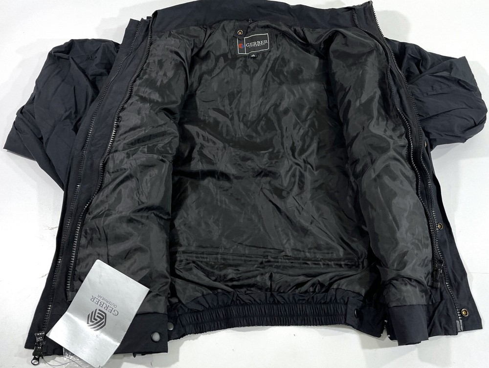 NWT MEDIUM GERBER OUTERWEAR ENFORCER SX COAT 71QX1 SHELL JACKET NAVY REGULAR