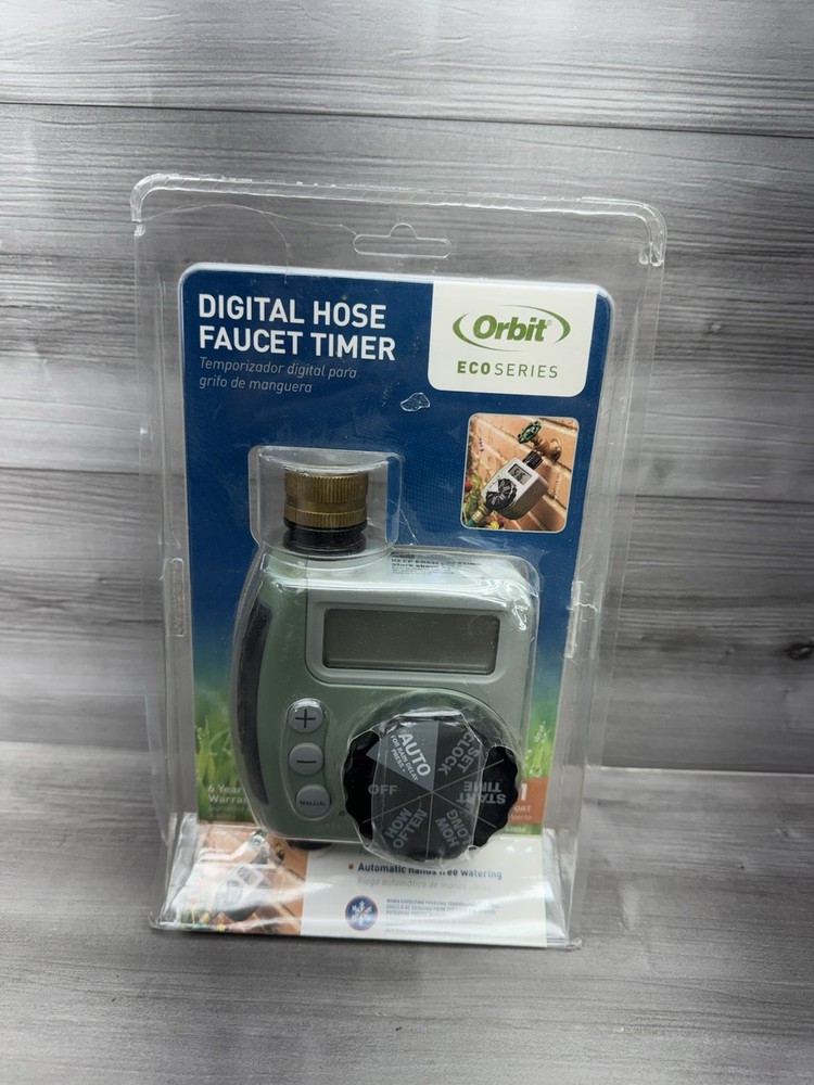 Orbit 62056 One Outlet Single-Dial Hose Faucet Timer - Automatic Watering System