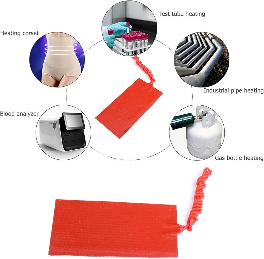 Silicone Rubber Heating Blanket Set for Efficient Industrial Heating