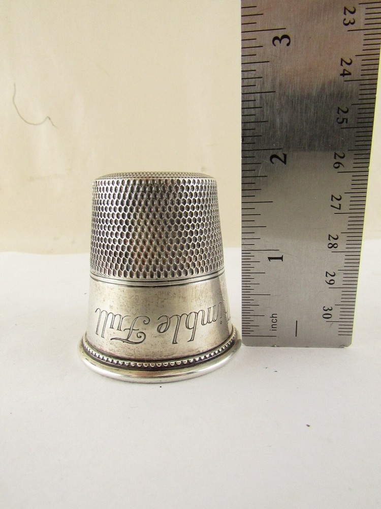 Cartier Sterling Silver Cup. Thimble