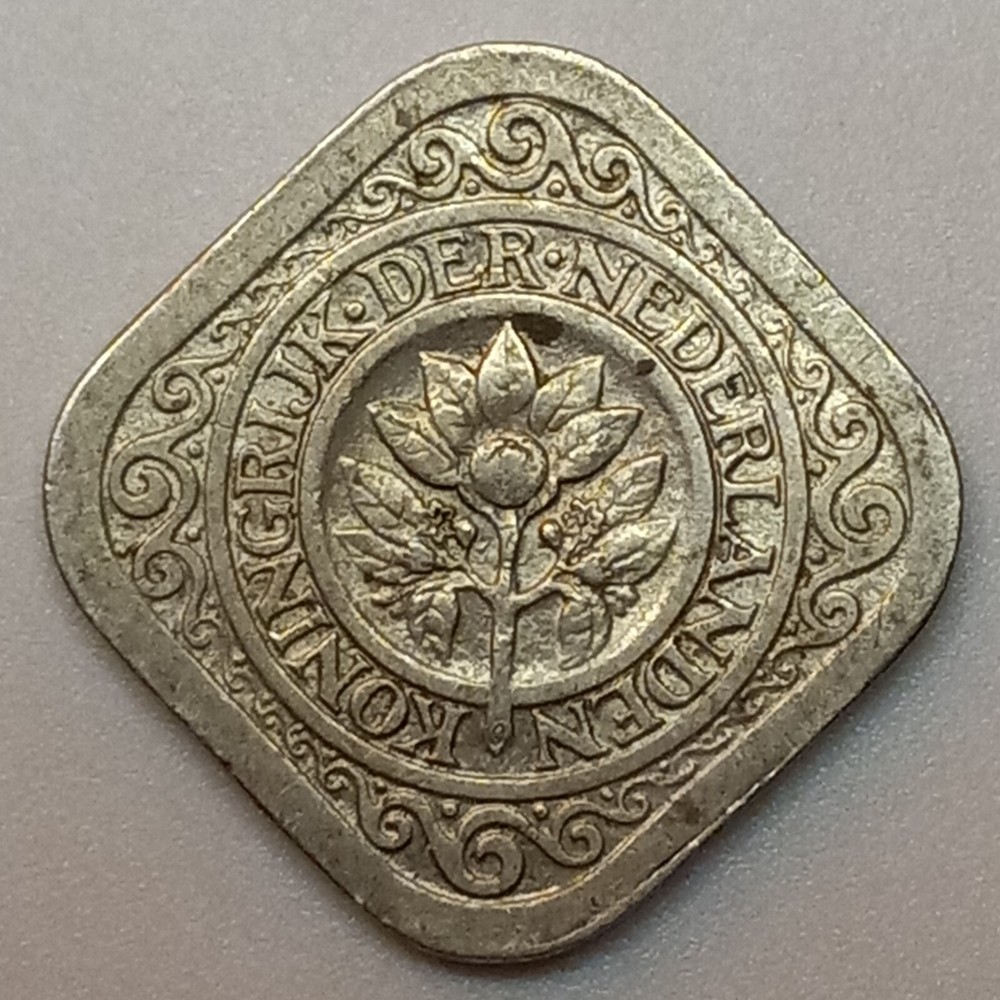 1936 Netherlands 5 Cents