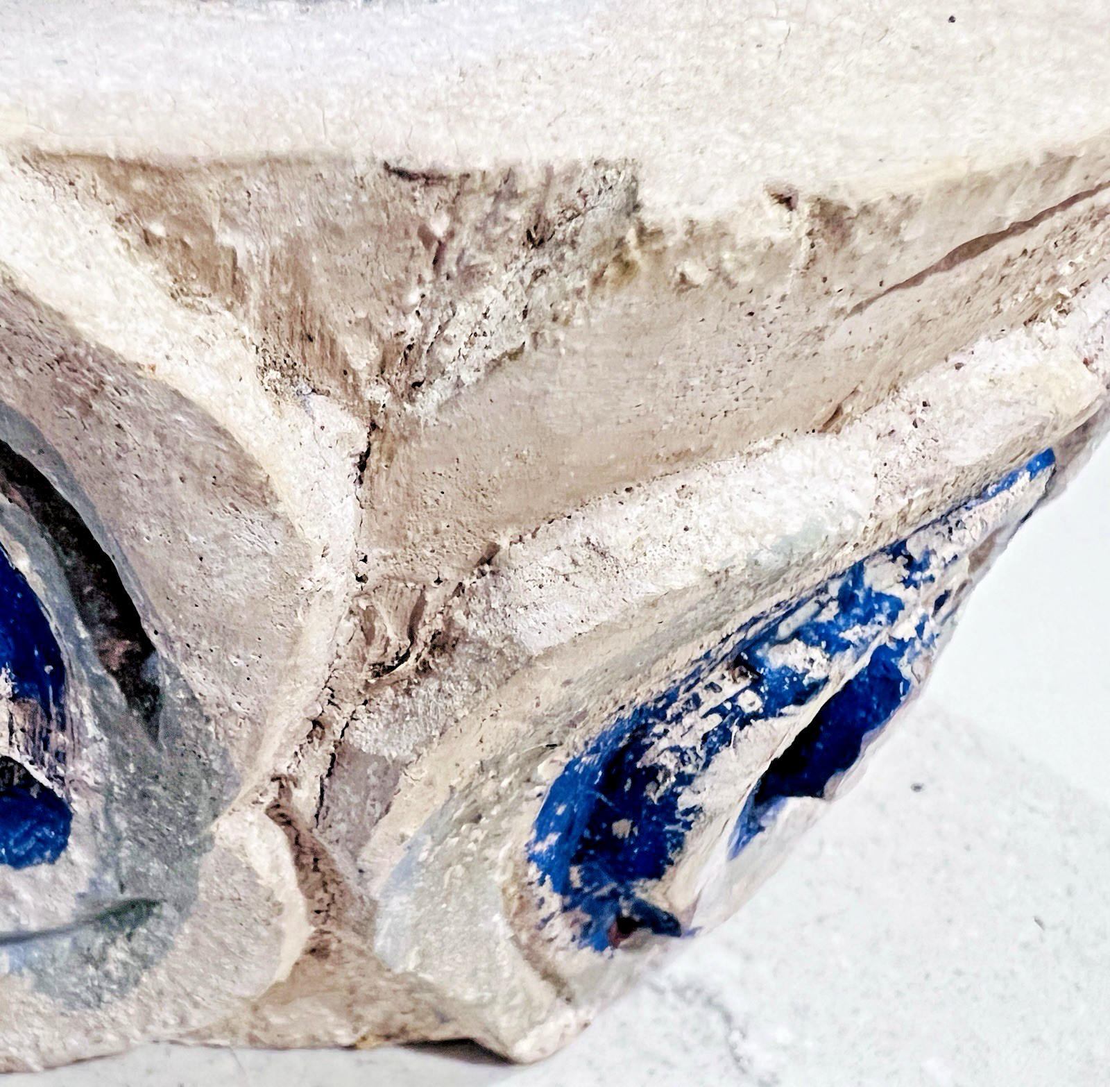 Vtg 20" Wood Folk Art Statue Pig-Headed Humanoid Hand Carved Peruvian Andean