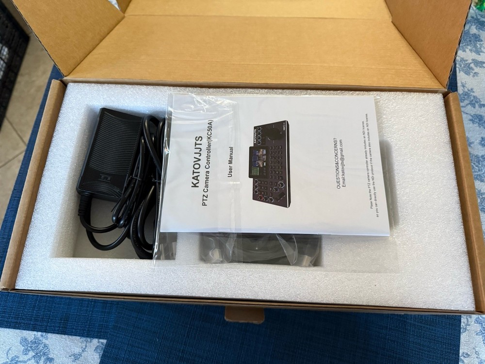 Katovjjts KC50 PTZ Remote Controller Camera with Preview, 4K UHD Input/Output