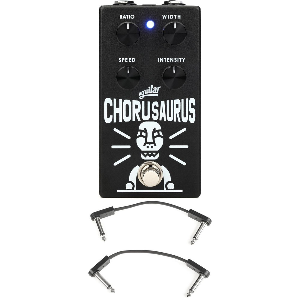 Aguilar Chorusaurus V2 Bass Chorus Pedal with EBS Patch Cables