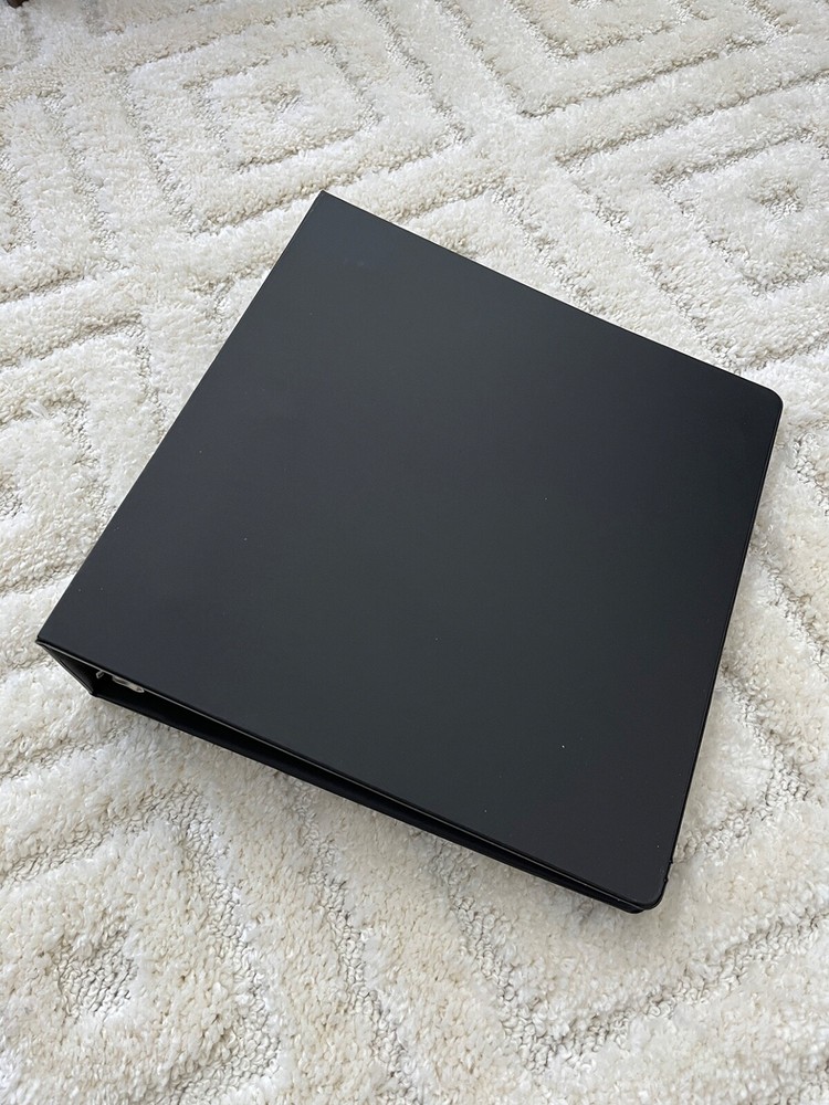 Avery Dennison 3-Ring Binder 3" Black K311-25