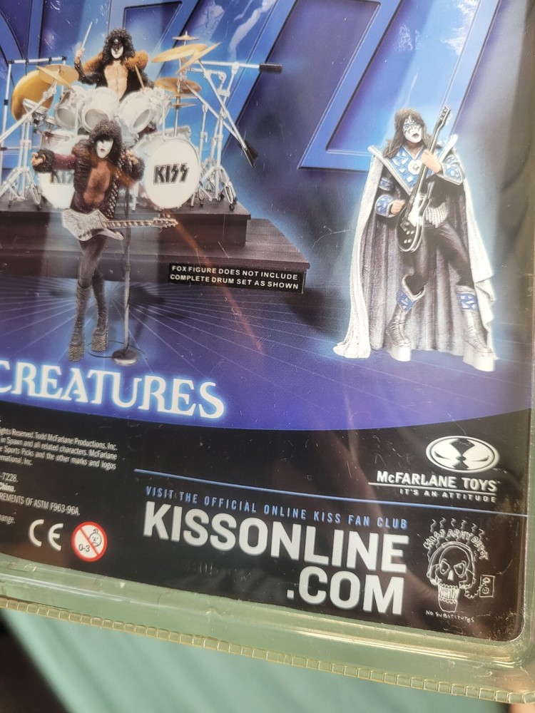 KISS ~ McFarlane Toys 2002 ~ Creatures Paul Stanley The Star Child Action Figure