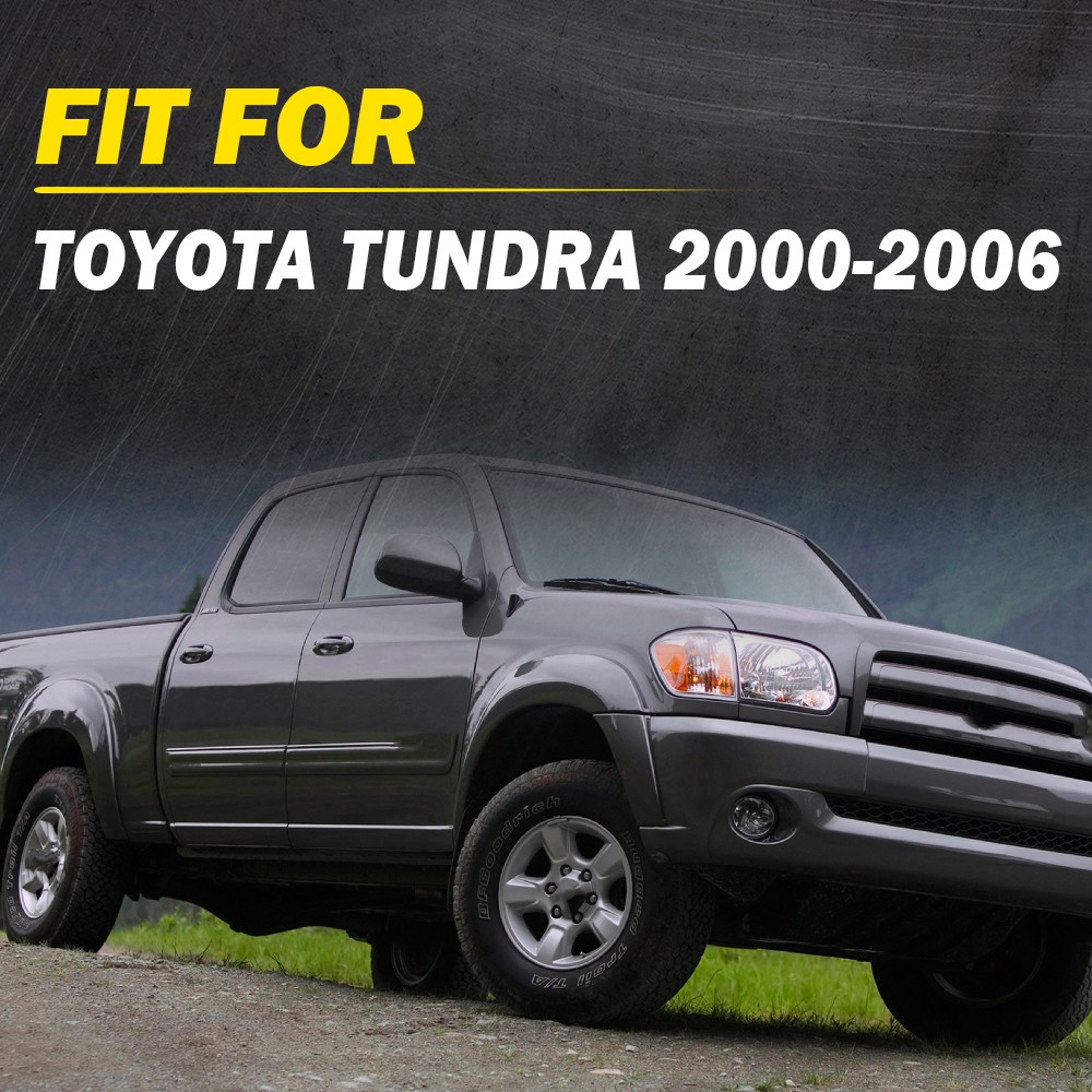 Inside Door Handle & Bezels Front LH RH Side For 00-06 Toyota Tundra Beige 2PC