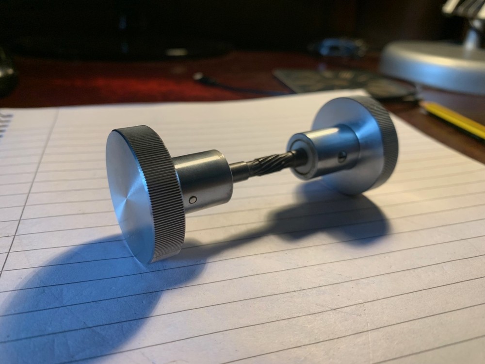 Vintage Thumb-wheels & Pinion Rod/Gear from Unknown Model Microscope