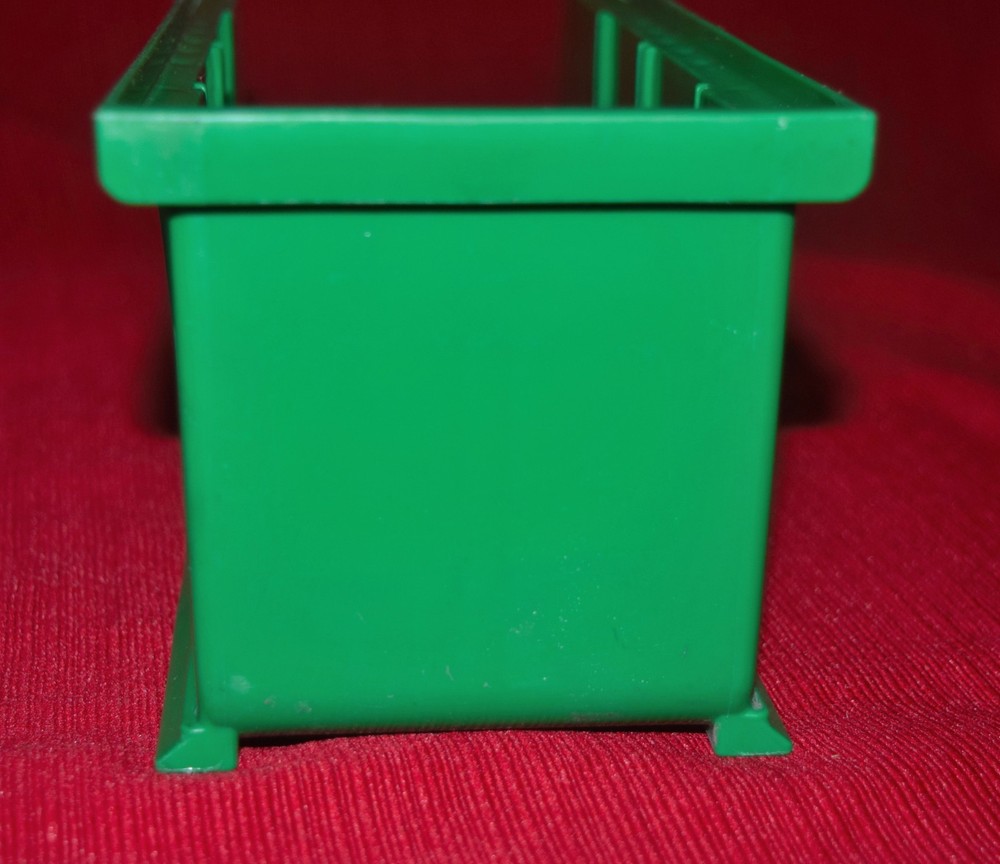 U-Line Green Plastic Stackable Container 11"x4"x4" S-13536 Nut Bolt Hardware Bin