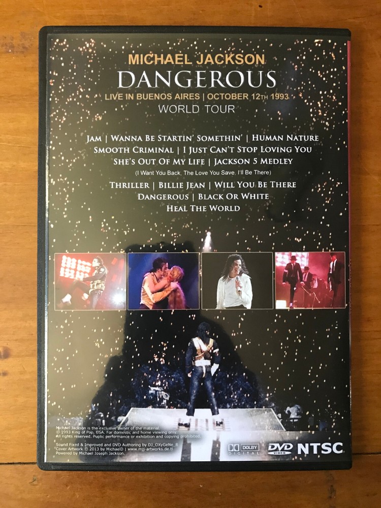 Michael Jackson - Dangerous in Buenos Aires 1993 DVD Live