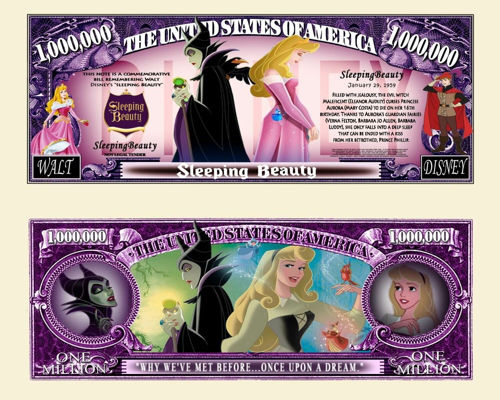 OUR SLEEPING BEAUTY NOVELTY NOTE (2 EA)