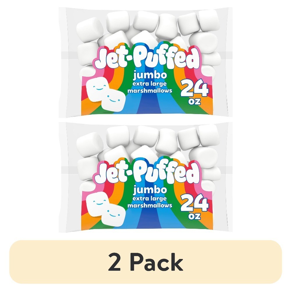 Extra Large Jumbo Marshmallows Bulk 1.5 lb Bag 2 Pack