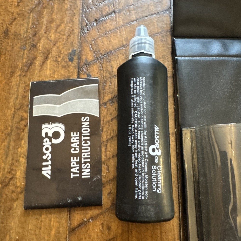 BMW Vintage Cassette Tape Deck Cleaner Kit & Instructions E30 E24 E28