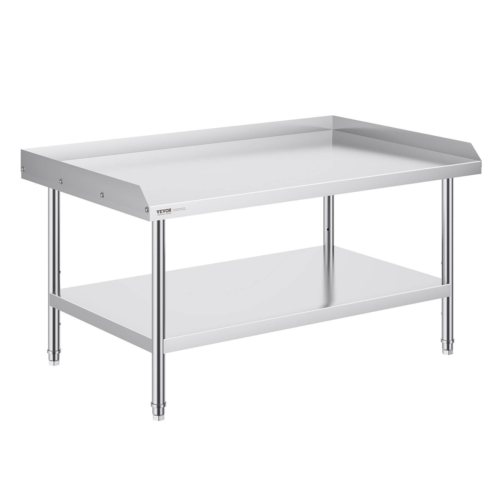 VEVOR Stainless Steel Work Table 30"x48" Commercial Food Prep Table Restaurant