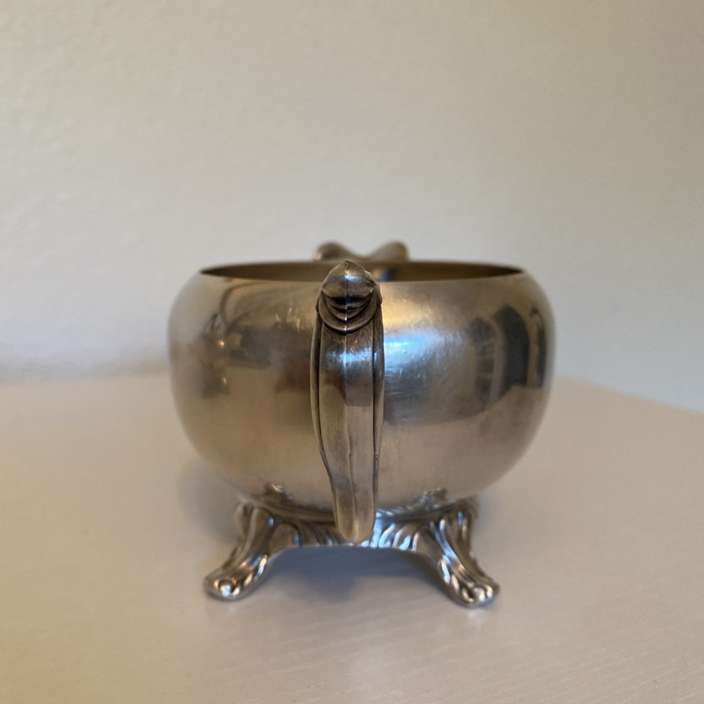 Vintage Silverplate Sugar & Creamer Set Footed – Replacement
