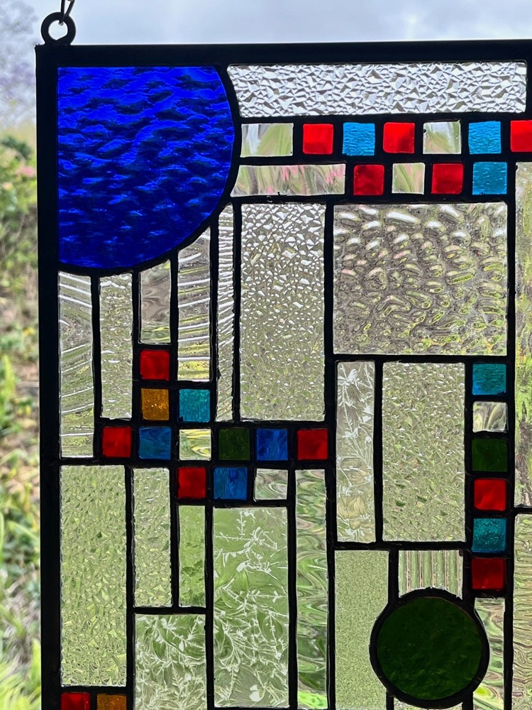 stained glass panel window