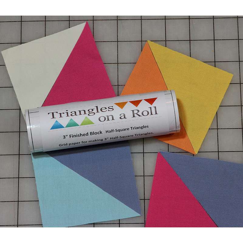 Half-Square Triangles On A Roll 50' 2" Finished Size
