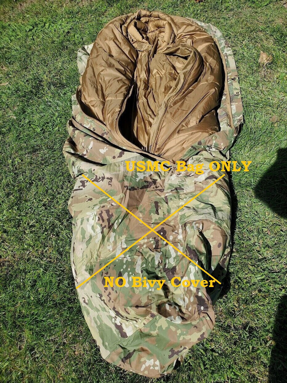 B.A.F. Coyote 3-Season USMC Sleeping Bag Reproduction