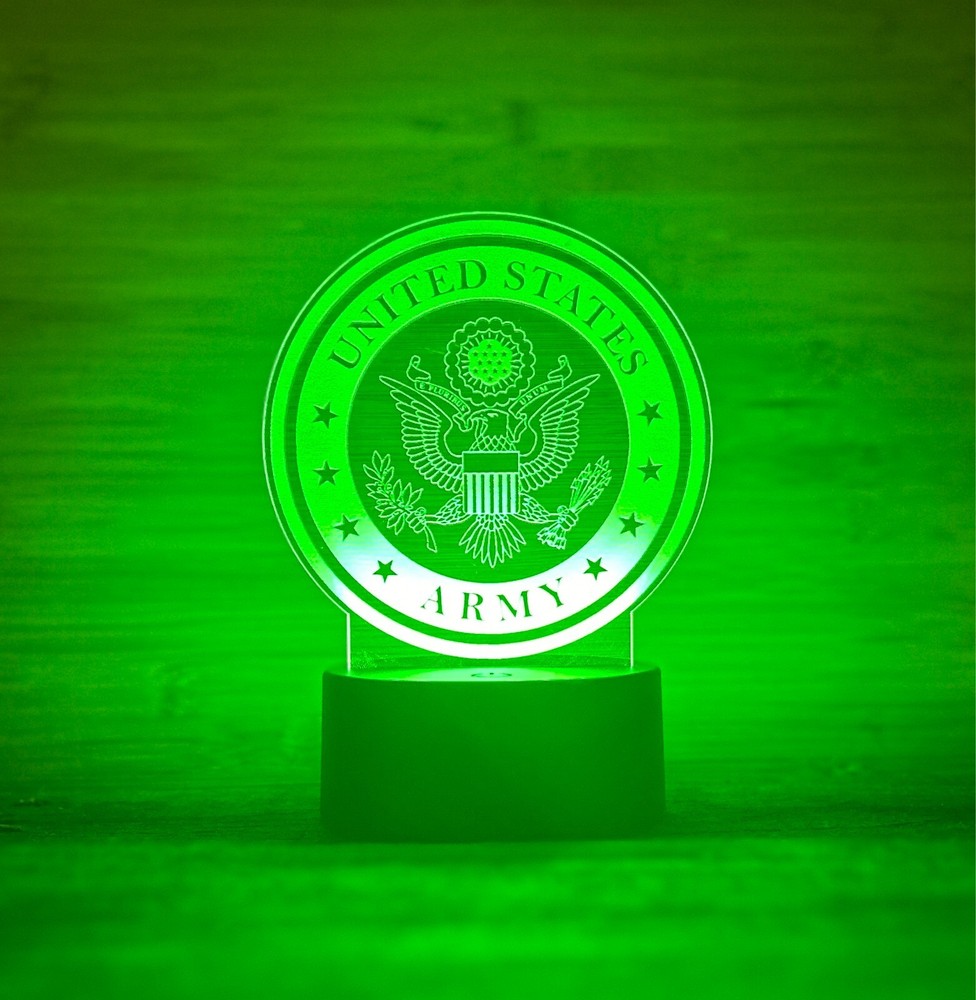 US Army Acrylic Night Light