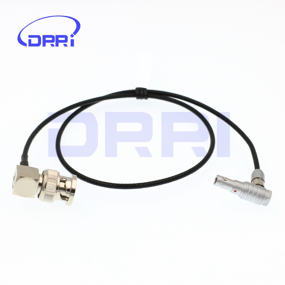 Right Angle BNC to 4 pin Time Code Cable for  Red Epic Scarlet Camera