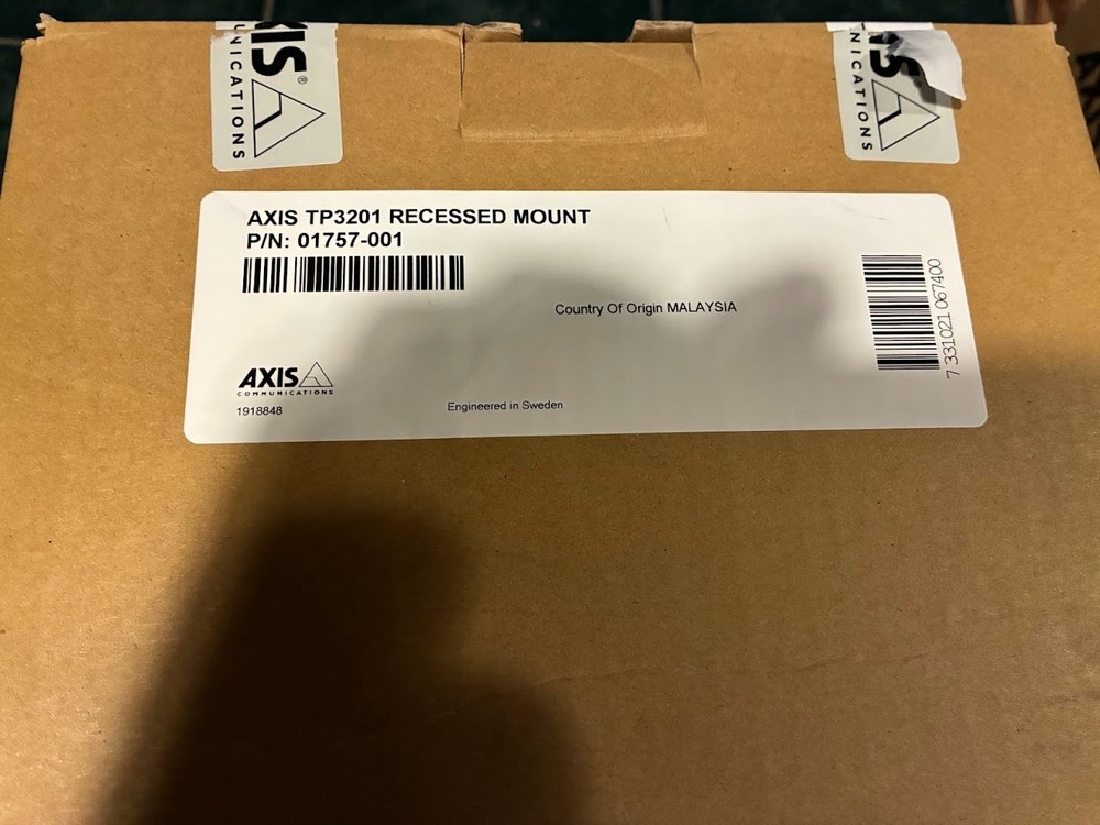 AXIS TP3201 Recessed Mount - New Open Box