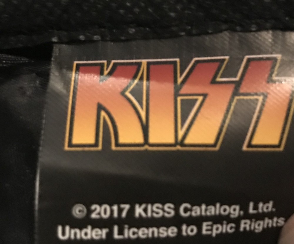 KISS band Silver Logo BACKPACK 2017 authentic merchandise
