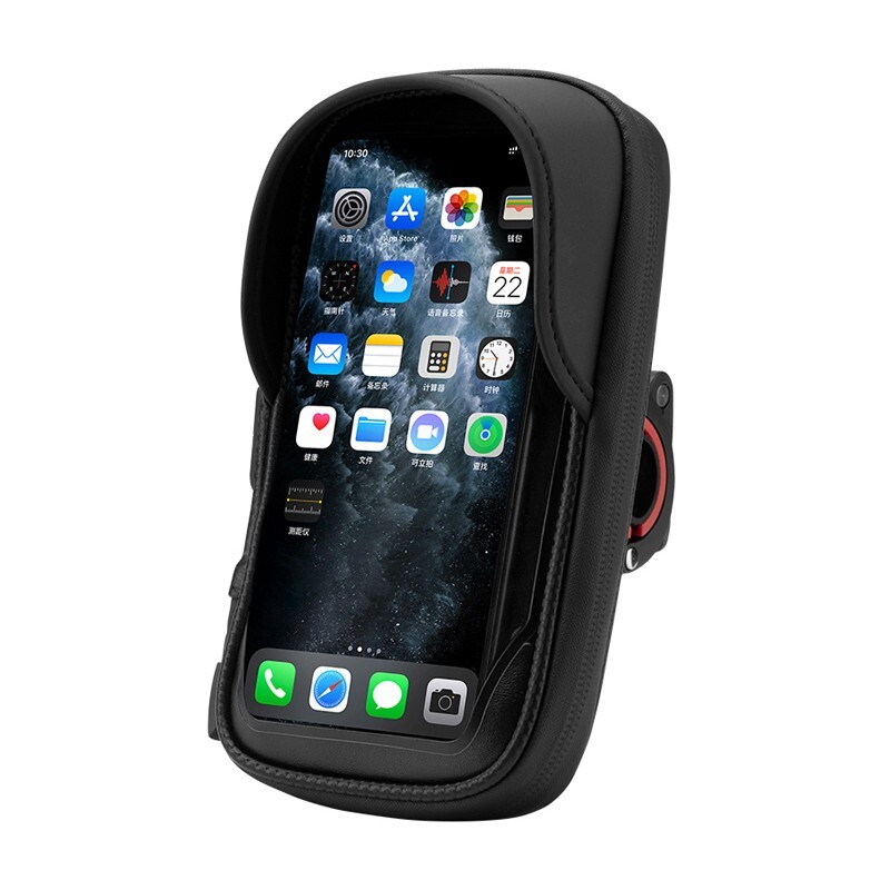 360 Rotation Motorcycle Bicycle Bike Handlebar Cell Phone Mount Holder Bag Case