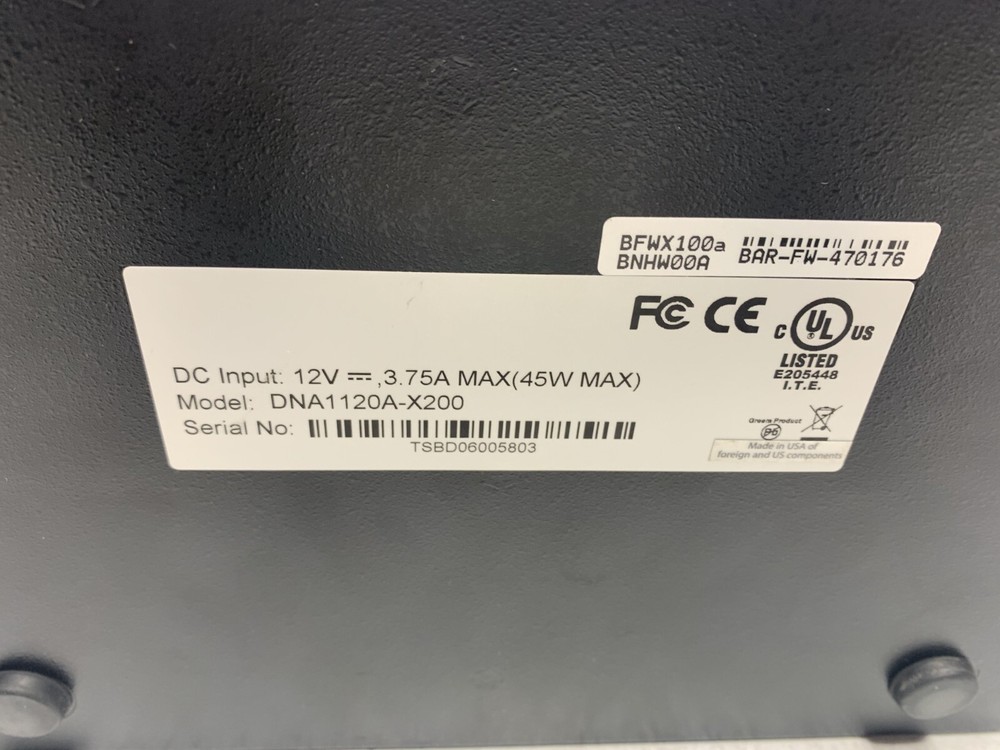 Barracuda BFWX100a Network Firewall X100