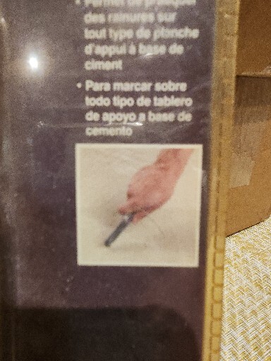 Precision components, backerboard knife score Cement board, 49959