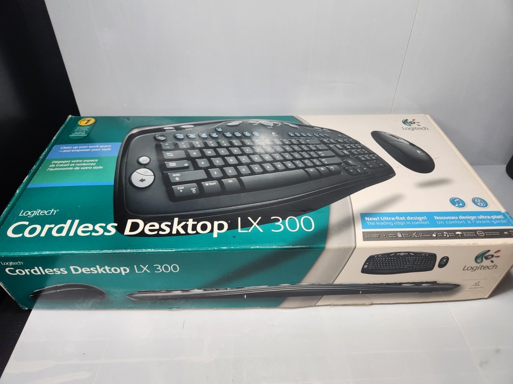 Logitech Cordless Desktop LX300 Wireless & Mouse Bundle