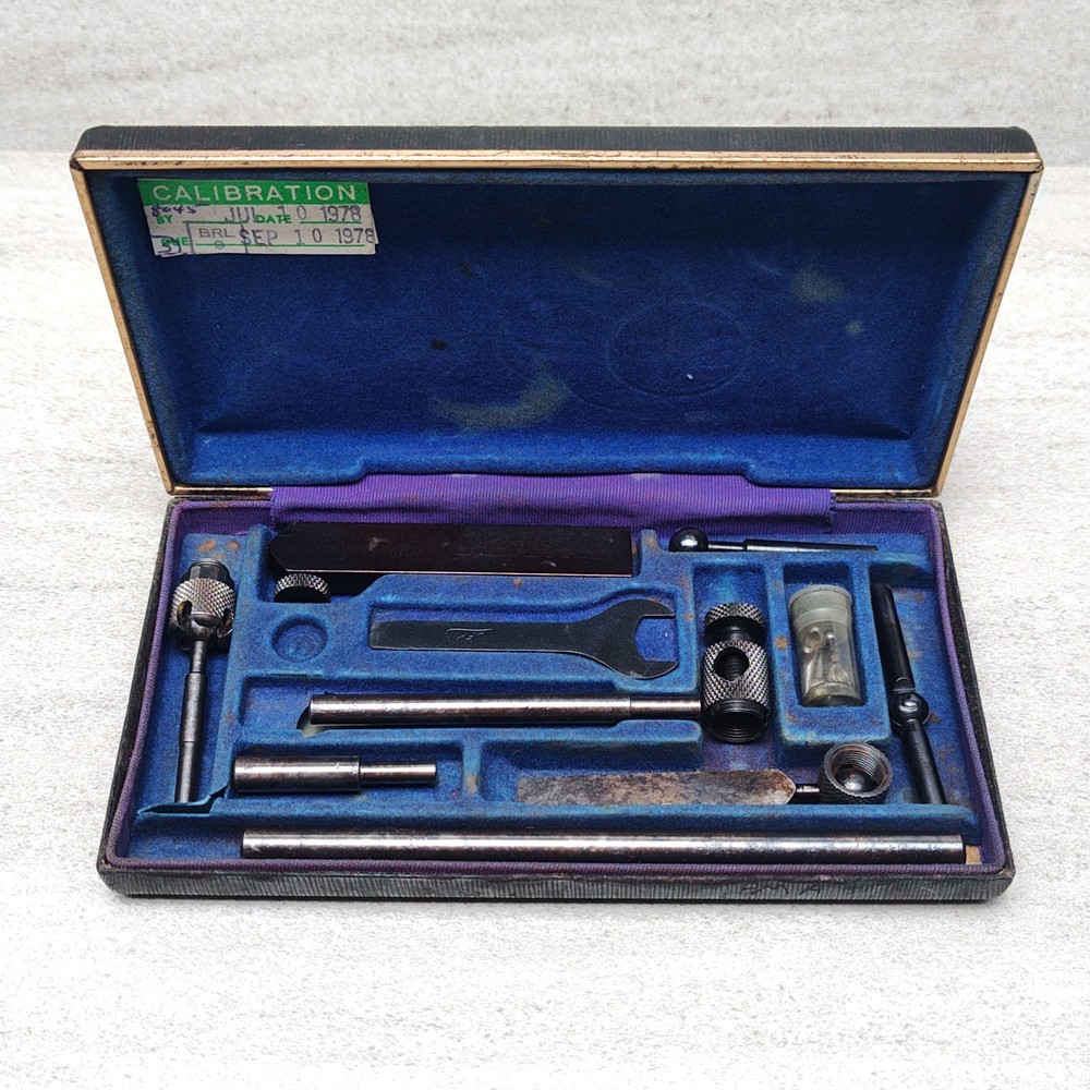 Lufkin 49 Two Way Dial Test Indicator Accessory Set w/ Case, No Indicator