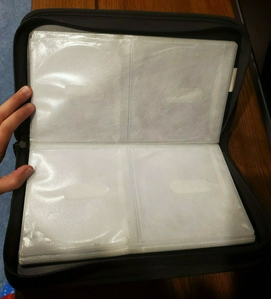 DVD CD Zip Carry Case Storage 48 count
