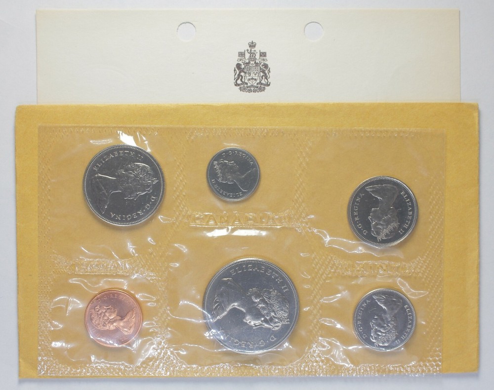 Canada 1968 Uncirculated Mint Set - with Envelope and COA 13