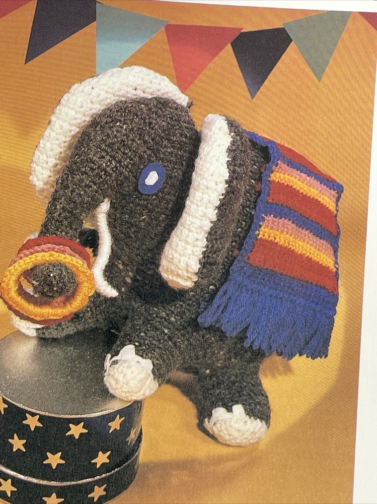 Marshall Cavendish Omar The Elephant Toy Crochet Pattern