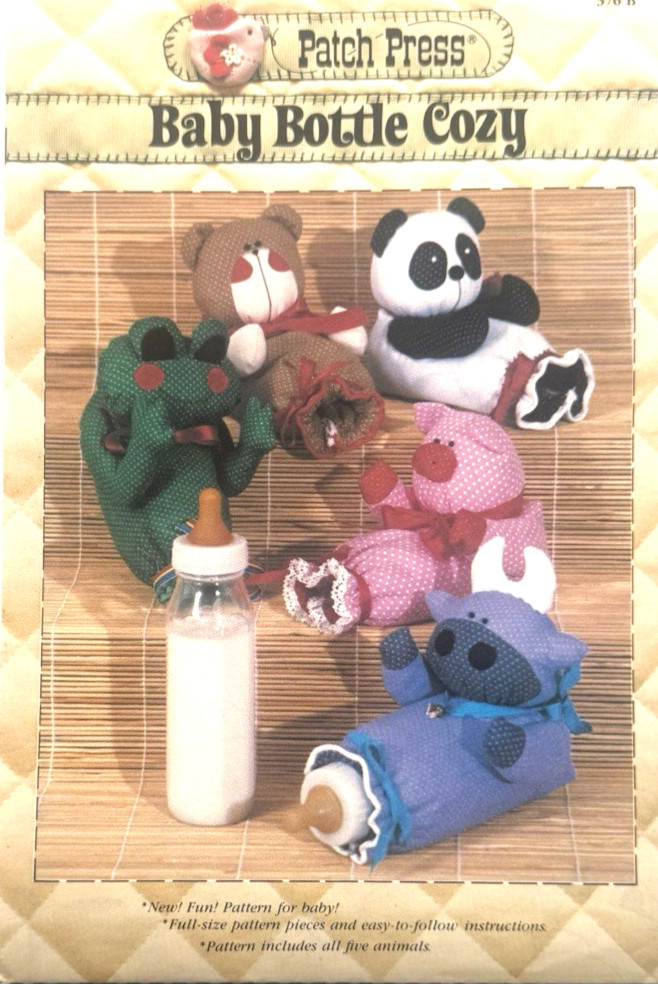 Patch Press Pattern #376 B - Baby Bottle Cozy (One Size)