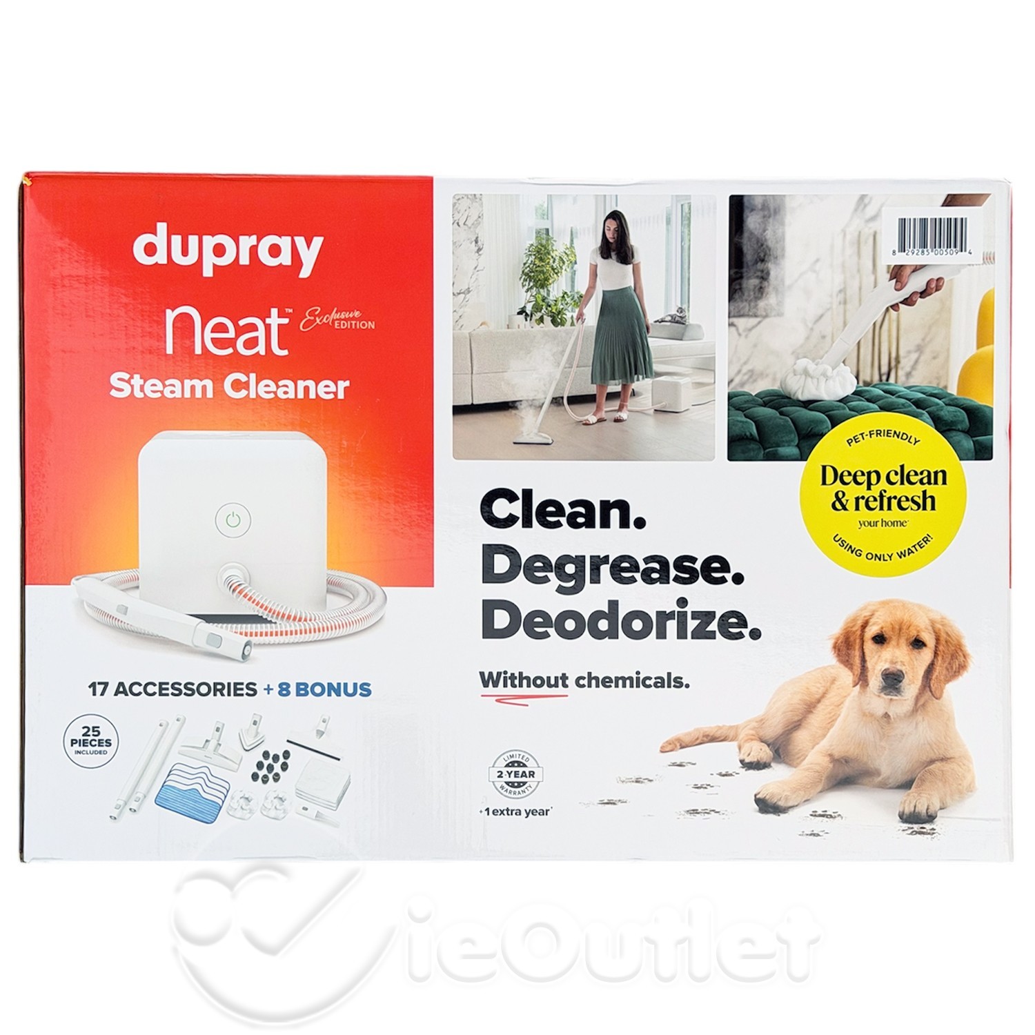 Dupray NEAT Exclusive Edition Steam Cleaner w/ Bonus Accessories - 25-Piece Kit