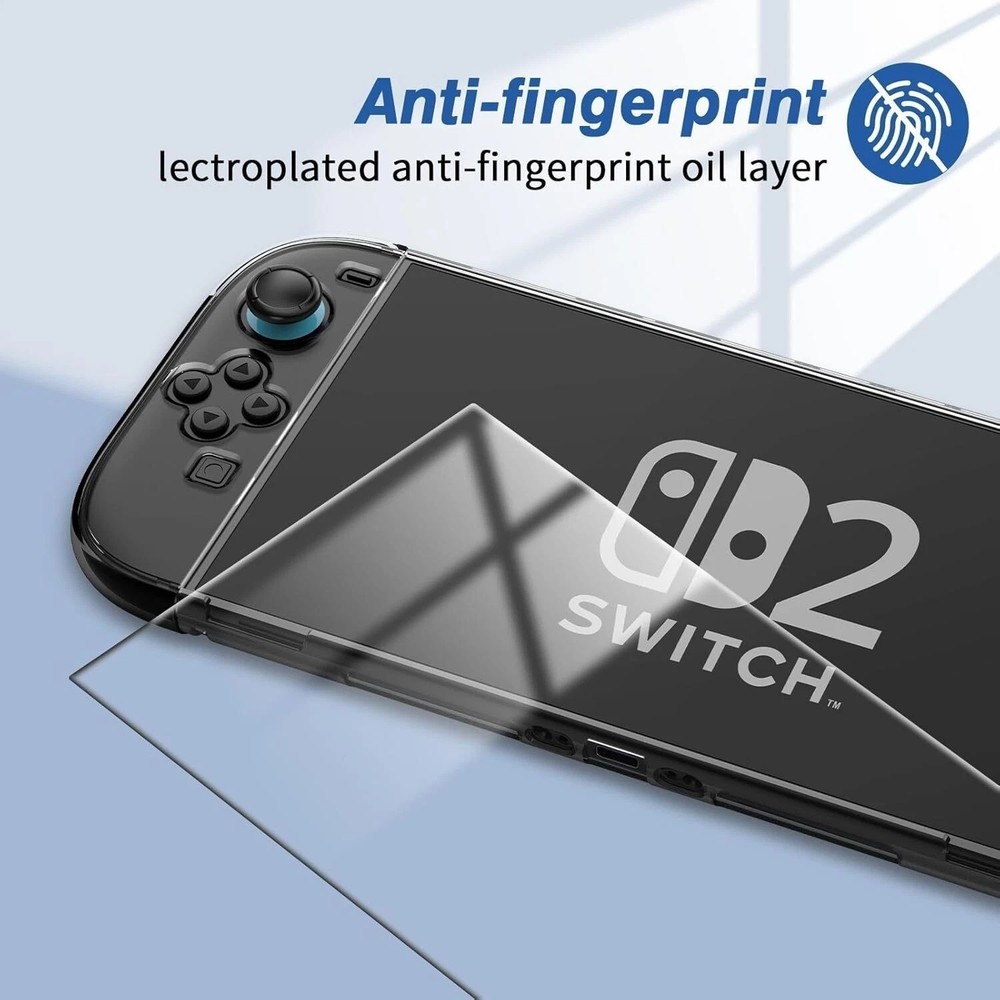 Case for Nintendo Switch 2,Protective Case with Screen Protector and Grip Cover