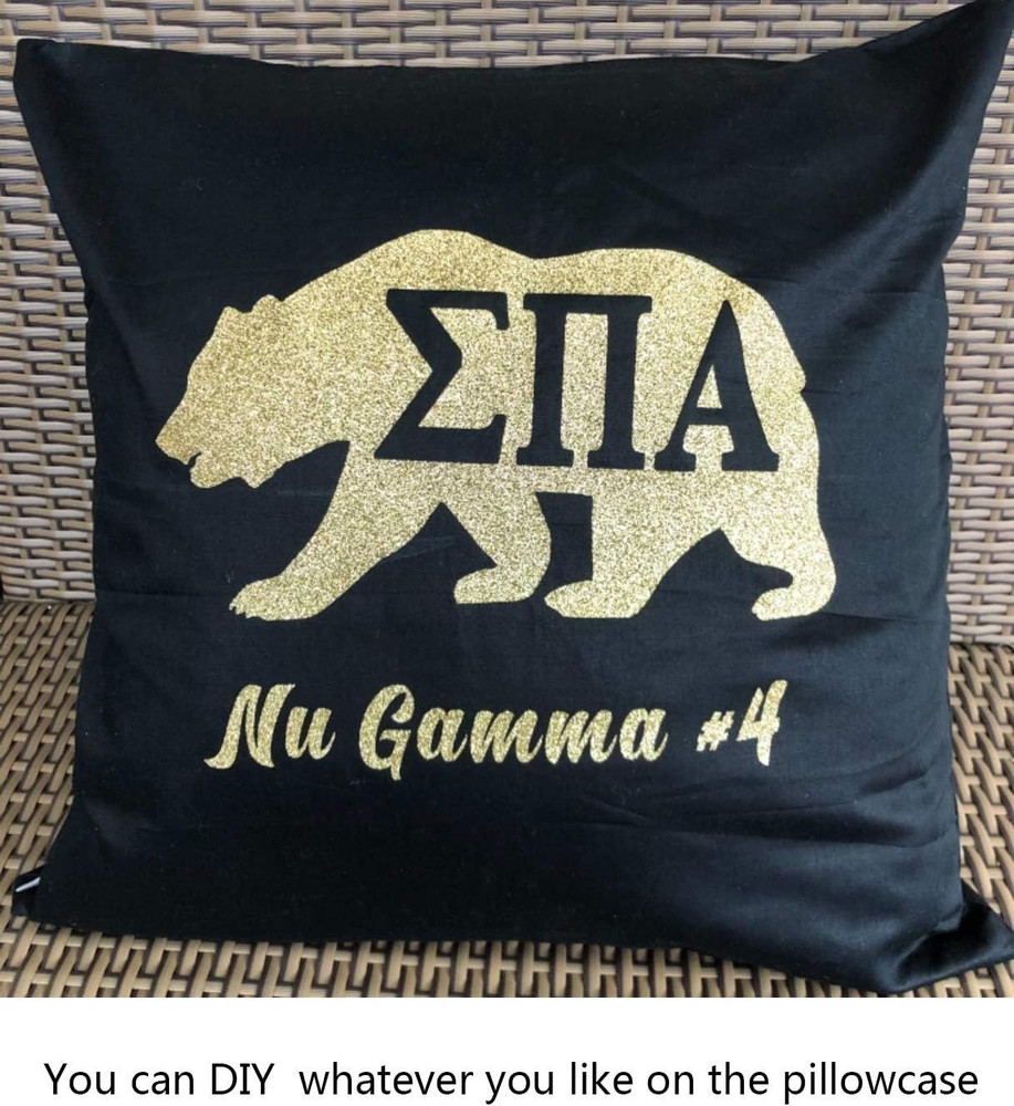 4-Pack 100% Cotton Comfortable Solid Decorative 24x24 inch/ 60x60cm, Black