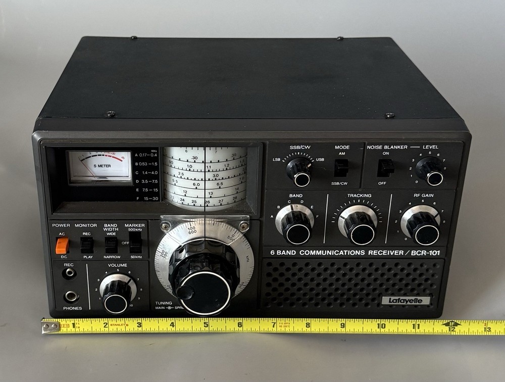 Power Tested Only — Lafayette Communications Receiver BCR-101 — See Description